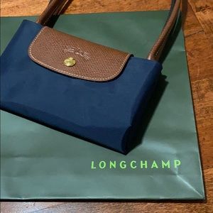 Navy Longchamp NWT, Medium & Long Handles